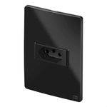 1 TOMADA 2P T 20 A/250 VCA COM PLACA 4X2 SUPORTE ESATTA GRAFITE WEG 16093669