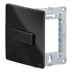 1 INTERRUPTOR SIMPLES 10 A/250 VCA COM PLACA 4X2 SUPORTE ESATTA GRAFITE WEG 16093612