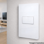 PLACA 4X2 1 POSICAO ESATTA BRANCO WEG 14857734