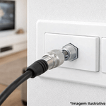 TOMADA DE COMUNICACAO ANTENA TV 75 OHMS ESATTA BRANCO WEG 16026217