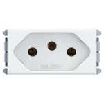 MODULO TOMADA DE ENERGIA 2P T 10 A/250 VCA ESATTA BRANCO WEG 16025496