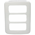 CAIXA E PLACA SOBREPOR 3 POSICOES SOBREPOR MODULAR COMPOSE BRANCO WEG 13671155