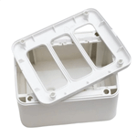 CAIXA E PLACA SOBREPOR 3 POSICOES SOBREPOR MODULAR COMPOSE BRANCO WEG 13671155