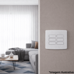 PLACA E SUPORTE 4X4 6 POSICOES COMPOSE BRANCO WEG 13295563