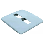 PLACA E SUPORTE 4X4 2 POSICOES (1 1) COMPOSE BRANCO WEG 13295560