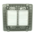 PLACA E SUPORTE 4X4 CEGA COMPOSE BRANCO WEG 13295559