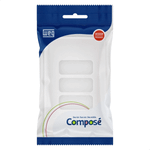 PLACA E SUPORTE 4X2 3 POSICOES COMPOSE BRANCO WEG 13295558