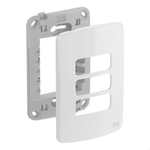 PLACA E SUPORTE 4X2 3 POSICOES COMPOSE BRANCO WEG 13295558