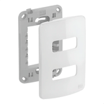 PLACA E SUPORTE 4X2 2 POSICOES COMPOSE BRANCO WEG 13295537