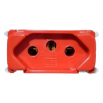 MODULO TOMADA 2P+T 20A/250 VCA VERMELHO COMPOSE WEG 13203152