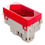 MODULO TOMADA 2P+T 20A/250 VCA VERMELHO COMPOSE WEG 13203152