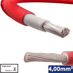 CABO SOLAR VERMELHO 1KV 4,00 MM2 -