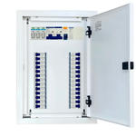 QUADRO COM BARRAMENTO 28 + 11 MODULOS DIN 100A TRIFÁSICO EMBUTIR GOMES 1030