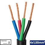 CABO PP PRETO 500V 4X1,50 MM2 -