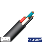 CABO PP PRETO 500V 4X1,50 MM2 -