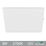 PAINEL EMBUTIR 18W QUA 3000K 1260 LU BIVOLT 22,5  GAYA 9913