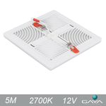 PAINEL EMBUTIR 18W QUA 3000K 1260 LU BIVOLT 22,5  GAYA 9913