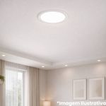 PAINEL BACKLIGHT ECOLED REDONDO EMBUTIR PC 18W 4000K AUTOVOLT G-LIGHT 676.27.0260-0