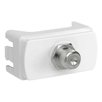 MODULO TOMADA PARA ANTENA P/ CABO COAXIAL 9MM 1M BR MILUZ  SCHNEIDER ELECTRIC S3B74680