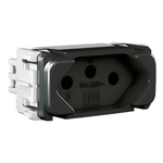 MODULO TOMADA DE ENERGIA PRETO 2P+T 20A COMPOSÉ  WEG 13387542