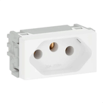 MODULO TOMADA DE ENERGIA 2P T 20A 250V BRANCO REFINATTO WEG 13799422