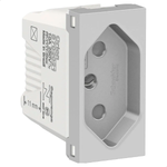 MODULO TOMADA BR 2P+T 10A 250V 1M AL ORION  SCHNEIDER ELECTRIC S70202174