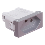 MODULO TOMADA BR 2P+T 10A 250V 1M AL ORION  SCHNEIDER ELECTRIC S70202174