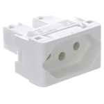 MODULO TOMADA 2P+T 20A 250V 1M BR MILUZ  SCHNEIDER ELECTRIC S3B70350