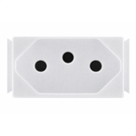 MODULO TOMADA 2P+T 10A 250V BRANCO  WETZEL E011100110