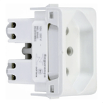 MODULO TOMADA 2P+T 10A 250V 1M BR DECOR  SCHNEIDER ELECTRIC PRM04721