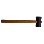 MARTELO DE BORRACHA PRETO 80 MM CORTAG 61276