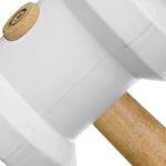 MARTELO DE BORRACHA BRANCO 80 MM CORTAG 61279