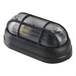 LUMINARIA TARTARUGA INJETADA 1 X E27 COM GRADE PRETA OPL ILUMINAÇÃO 3292