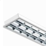 LUMINARIA AR ECO COM 10 ALETAS 2XT8 SOBREPOR AÇO BRANCA 1245X180X45 G-LIGHT 200.06.0345-0