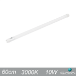 LAMPADA TUBO 60CM VIDRO 3000K 10W 900L  GAYA 9801
