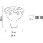 LAMPADA SUPERLED MR-11 GU10 4W 2700K BIVOLT 38° OURO LUX 20067