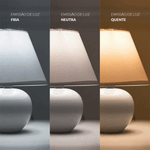 LAMPADA LED VELA LISA LEITOSA E14 3W BIV6500K BIVOLT BRILIA 304277.