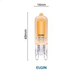 LAMPADA FILAMENTO LED G9 2W 2200K 127V ELGIN 48LG90000001