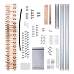 KIT PARA QUADRO DISTRIBUIÇÃO METAL 150A BARRAMENTO TRIF VERT  CEMAR 904544N