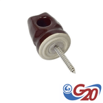 ISOLADOR DE PORCELANA PIMENTAO 54x71x8mm G20 IPO15708