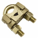 GRAMPO DUPLO DE ATERRAMENTO DE LT H 5/8-3/4 ZA  COND.16- CONIMEL GUD002-1