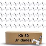 FIXA FIO RETANGULAR 4MM COM 50 UNIDADES G20 FXF20040
