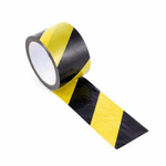 FITA ZEBRADA 100MX65MM AMARELA/PRETA LEDAN 89