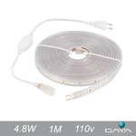FITA LED 3528 AZUL IP65 4.8W 110V 1M  GAYA 9416
