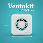 EXAUSTOR AIR BRISE 80 127V EXAUSTOR/RENOVADOR VENTOKIT 03005600003