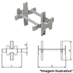 ESPACADOR PARA BLOCO DE VIDRO  CORTAG 60535