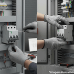 DISJUNTOR 3P CURVA C 40A  SCHNEIDER ELECTRIC EZ9F33340