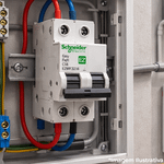 DISJUNTOR 2P CURVA C 16A SCHNEIDER ELECTRIC EZ9F33216