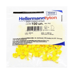 ANILHAS GRAVADAS MHG3/7 NUMERO 2 AMARELOS P/ CABO 1,50 - 10,00 C/ 1 HELLERMANN 0104037212A