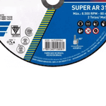 DISCO DE CORTE SUPER AR312 180  X 3,0 X 22,23MM NORTON 66252899863